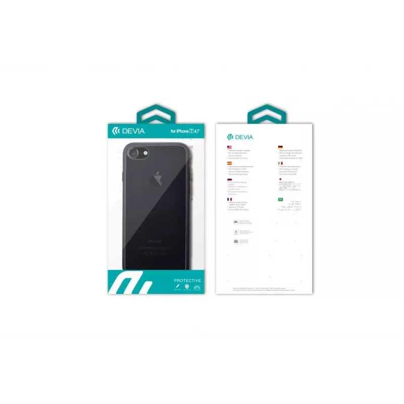 Devia Funda protectora híbrida negra para Apple iPhone 7