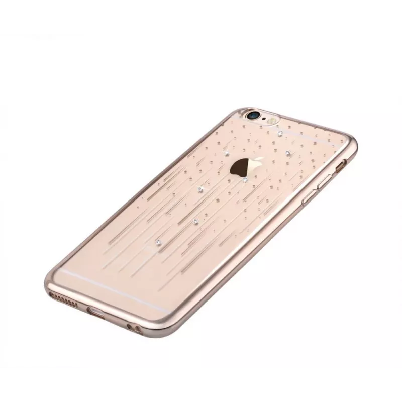 Devia Apple iPhone 7 Plus / 8 Plus Crystal Meteor Funda Soft Champagne Gold