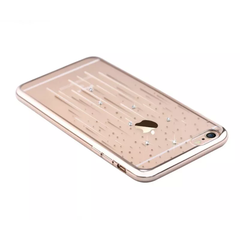 Devia Apple iPhone 7 Plus / 8 Plus Crystal Meteor Funda Soft Champagne Gold