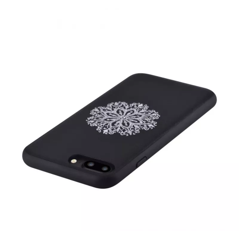Devia Funda con bordado floral para Apple iPhone 7 Plus/8 Plus negra