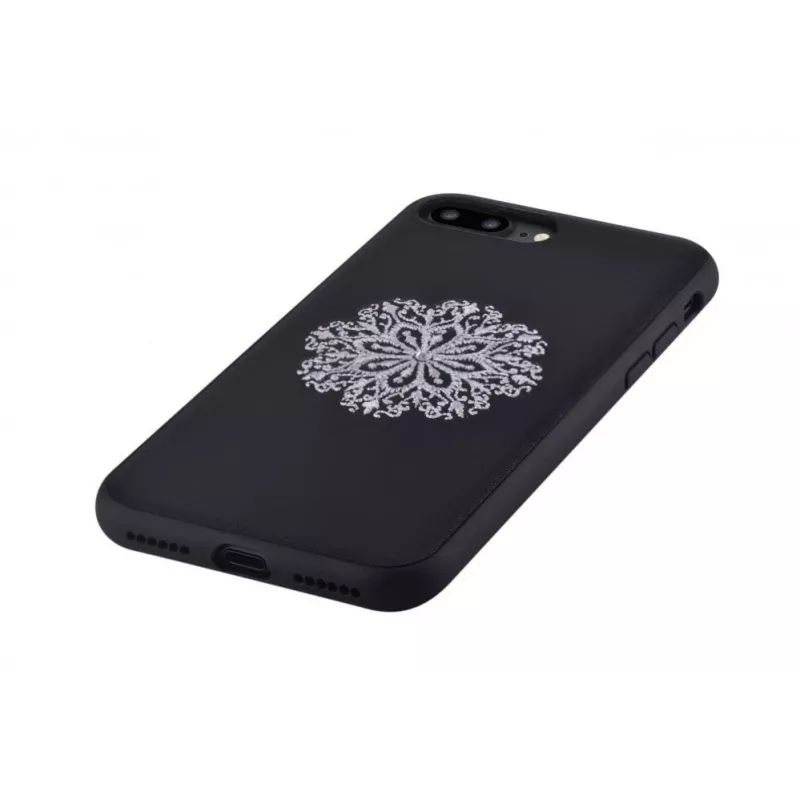 Devia Funda con bordado floral para Apple iPhone 7 Plus/8 Plus negra