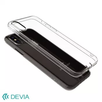 Devia Apple iPhone X / XS funda blanda a prueba de golpes transparente