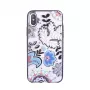 DEVIA funda Crystal Bloosom para Apple iPhone X / XS - plata