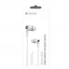 Devia Kintone Auriculares con cable con conector jack de 3,5 mm, blanco