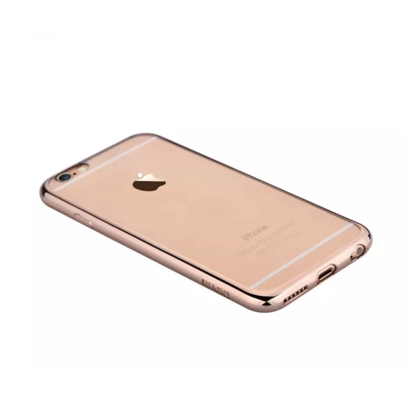 Devia Samsung Galaxy S8 Plus Funda blanda con purpurina oro champán
