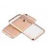 Devia Samsung Galaxy S8 Plus Funda blanda con purpurina oro champán