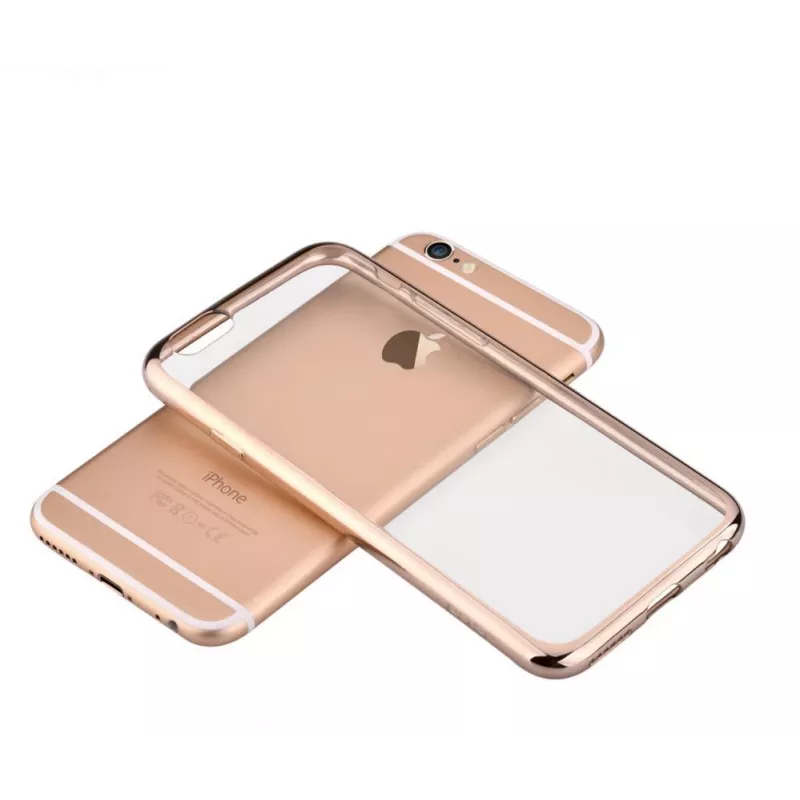 Devia Samsung Galaxy S8 Plus Funda blanda con purpurina oro champán