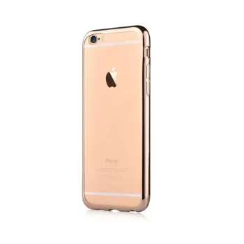Devia Samsung Galaxy S8 Plus Funda blanda con purpurina oro champán
