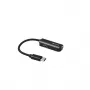 Devia Adaptador universal Smart Type-C a jack de 3,5 mm o Type-C con función de carga PD, Negro