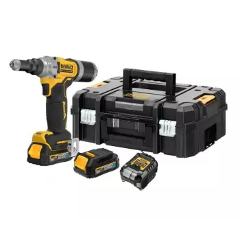 DEWALT 18V Pistola de remaches a batería DCF414E2GT 20kN 30mm 2x1,7Ah POWERSTACK TSTAK