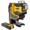 DEWALT 18V XR 3x360 Green láser con control remoto