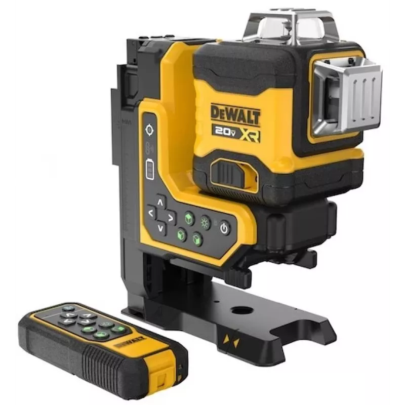 DEWALT 18V XR 3x360 Green láser con control remoto