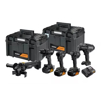 DEWALT DCD86M+DCF86M+DCF99M+DCF92M+DCG45M Kit combo a batería 3x5.0Ah