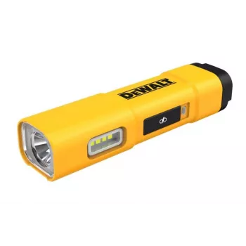 DEWALT BD-DCL183 Linterna LED 1300 lúmenes, IPX4 resistente a salpicaduras, aluminio aeronáutico, negro