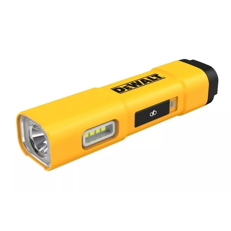 DEWALT BD-DCL183 Linterna LED 1300 lúmenes, IPX4 resistente a salpicaduras, aluminio aeronáutico, negro