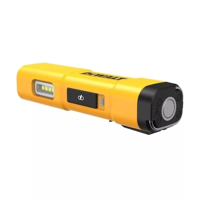 DEWALT BD-DCL183 Linterna LED 1300 lúmenes, IPX4 resistente a salpicaduras, aluminio aeronáutico, negro