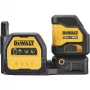 DEWALT Nivel láser de líneas cruzadas DCE088NG18, 12/18V (Negro/Amarillo, sin batería ni cargador, líneas láser verdes, caja T STAK)