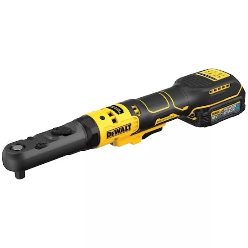 Juego de llave de carraca de cabeza abierta sin escobillas DEWALT DCF510E2G-QW 12V XR con 2 baterías de 2.0Ah, maletín TSTAK