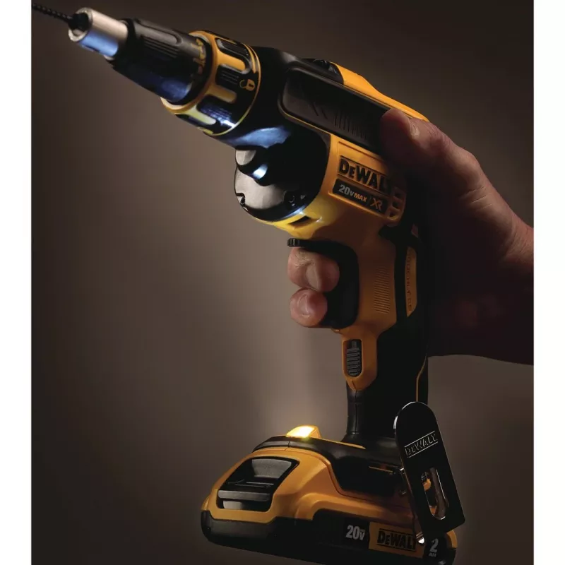 DEWALT DCF620D2-QW 18V atornillador de batería sin escobillas/llave de impacto 4400 RPM 2 baterías Li-Ion de 2 x 2,0Ah, cargador y TSTAK II Kitbox, negro/amarillo