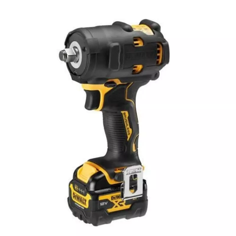 DEWALT DCF901P1G-QW 12V XR llave de impacto a batería sin escobillas 1/2 inch cuadradillo 340 Nm 2850 rpm 1x3,0 Ah Li-Ion cargador maletín negro/amarillo