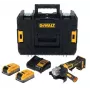DEWALT DCG404S2T-QW Amoladora angular a batería 18V 125mm sin escobillas 2x4,0Ah baterías XR Li-Ion y cargador maletín TSTAK