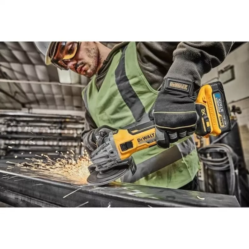 DeWalt DCG405H2T-QW 18 V XR amoladora angular sin escobillas 125 mm, 2x 5,0 Ah, TSTAK