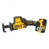 DEWALT DCS369P2-QW 18V XR Kit de sierra sable sin escobillas con 2 baterías de 5,0 Ah, cargador y maletín TSTAK II