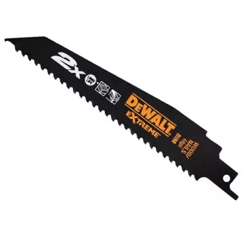 DEWALT DT2307L hoja de sierra sable bimetal 228mm 6TPI para madera con clavos y metal