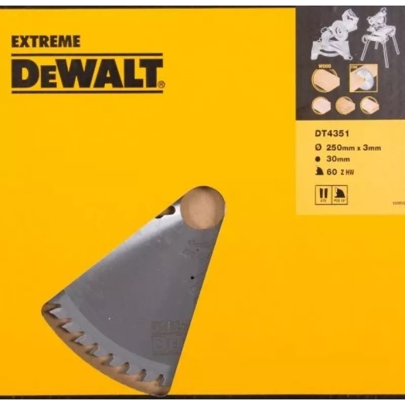 DEWALT DT4351-QZ hoja de sierra circular 1 ud.