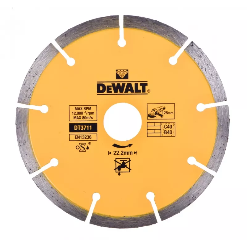 Amoladora angular DEWALT DWE46107 125 mm con cubierta de protección contra polvo 1400 W
