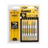 DEWALT Zest. XPC Blades Set de cúter de paleta, 5 piezas, hojas de acero inoxidable, mangos de madera, flexible, para pintura al óleo y acrílica