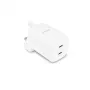 DICOTA Cargador de pared GaN USB-C de 2 puertos 100W Blanco