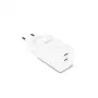 DICOTA Cargador de pared GaN de 2 puertos 45W, doble USB-C, Blanco