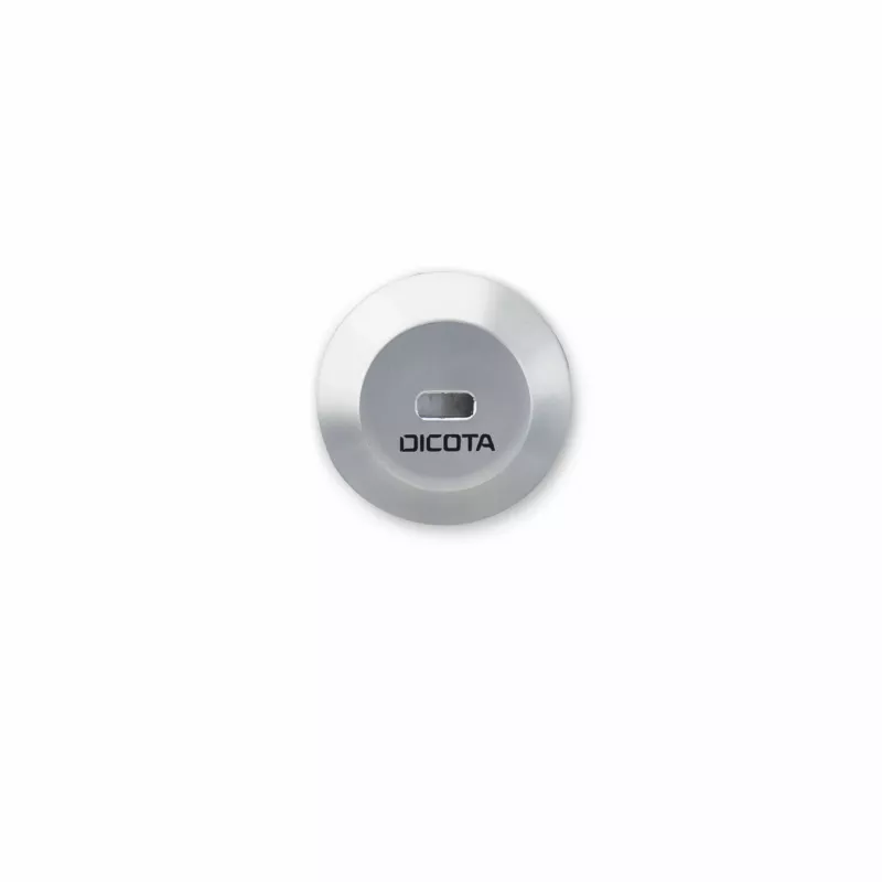DICOTA placa de anclaje para candado de portátil para T-Lock, plata D32052