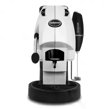 Cafetera de cápsulas Didiesse New Baby Frog, 15 bar, depósito de 1,3 l, 650 W, blanca