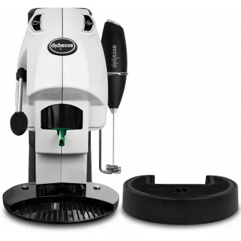 Cafetera de cápsulas Didiesse New Baby Frog, 15 bar, depósito de 1,3 l, 650 W, blanca