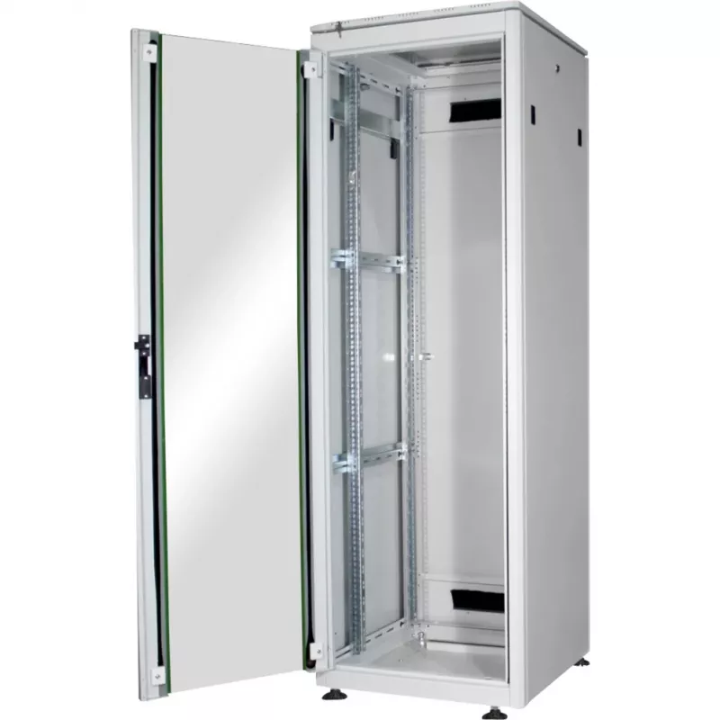 DIGITUS 36HE armario de red Unique 600x600mm puerta de cristal gris