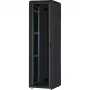 DIGITUS 42HE Armario de red Unique 600x600mm Puerta de cristal negro