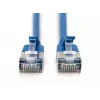 DIGITUS CAT 6A F/FTP cable de parcheo slim, 2 m, azul, pack de 10