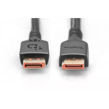 Digitus cable de conexión DisplayPort 2.1, 16K, 80 Gbps, 2 m, negro
