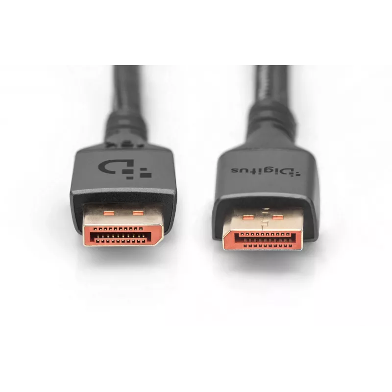 Digitus DisplayPort 2.1 cable de conexión, 16K, 80 Gbps, 2 m, Negro