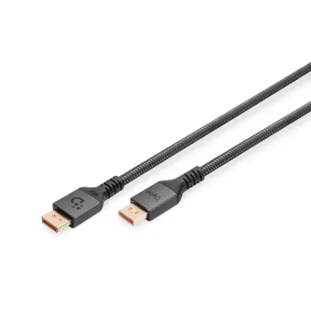 Digitus cable de conexión DisplayPort 2.1, 16K, 80 Gbps, 2 m, negro