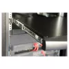 DIGITUS Consola Modular 17 inch LCD HD, KVM CAT5 de 8 puertos, teclado alemán