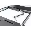 DIGITUS Consola KVM LCD HD modular con TFT de 17 pulgadas, conexión KVM CAT 5 de 16 puertos, touchpad, distribución de teclado alemán