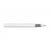 Cable coaxial DIGITUS RG-6, 75 ohmios, doble apantallamiento (2x lámina + 77% trenza), Eca, PVC, 100 m, blanco