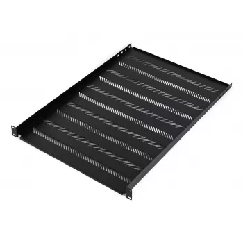 DIGITUS TN-19-550-1U-BK balda fija para rack de 19 inch 1U, 550 mm de profundidad, carga de 25 kg, negro