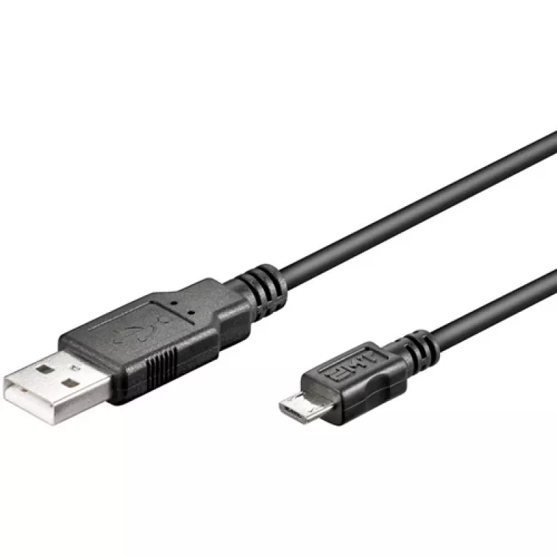 Cable DIGITUS USB 2.0 Type A - Micro B Macho/Macho 1,8m Negro