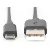 Cable DIGITUS USB 2.0 Type A - Micro B Macho/Macho 1,8m Negro