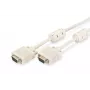 DIGITUS Cable de conexión de monitor VGA 1,8 m Negro