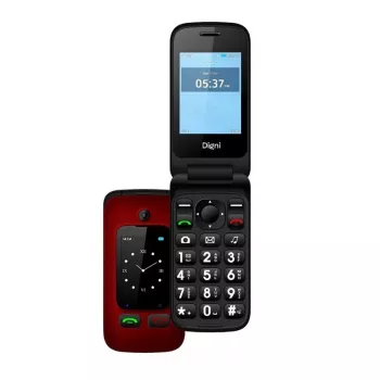 eSTAR Digni Flip teléfono básico, rojo